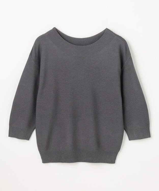 ANY L アクリルガーターニット スレート