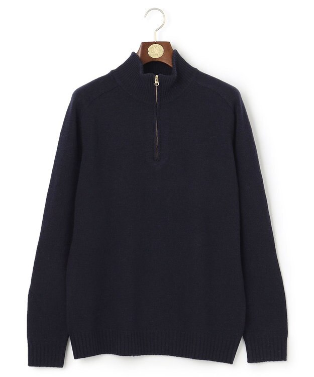 J.PRESS MEN 【一部店舗限定】ハーフジップニット ネイビー系