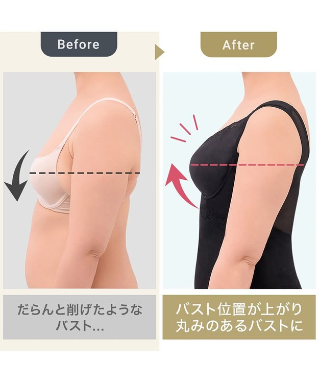 BRADELIS New York 【BRADELIS NewYork peace】 ハートフルカップビューティフルブラキャミソール25 ブラデリス ノンワイヤー 補整下着 補正 シェイパー カップ付き ブラトップ ブラキャミ ブラック