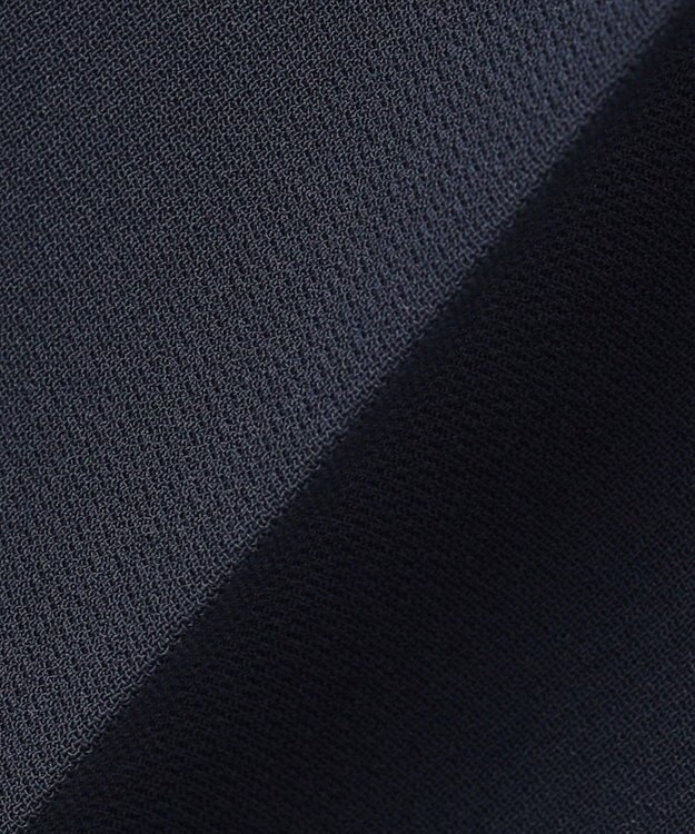 uncrave 【防シワ・洗濯機洗い可】ウォッシャブルダブルクロス テーパード パンツ ネイビー