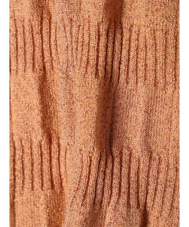 Green Parks ・ＡＮＤ　ＳＥＡＲＣＨ　ラメランダムリブカーディガン Orange