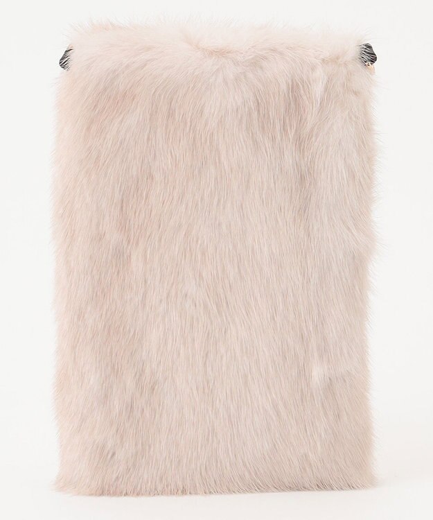 自由区 ミンク ポシェット アイボリー系