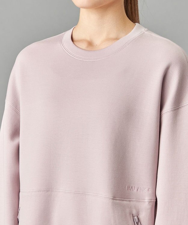 Chacott ダンボールプルオーバー グレイッシュローズ