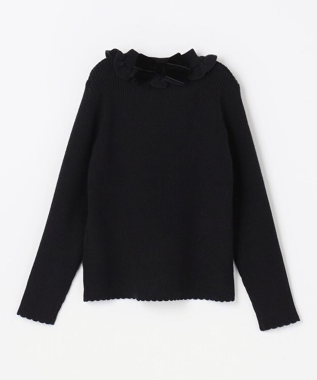 ANY KIDS しあわせタッチニット ブラック