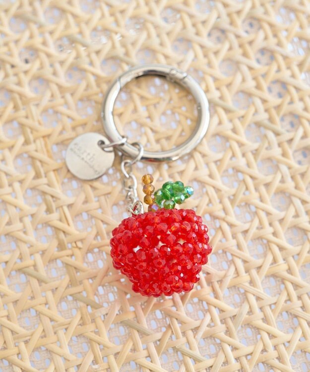 earth music&ecology フルーツビーズチャーム Red