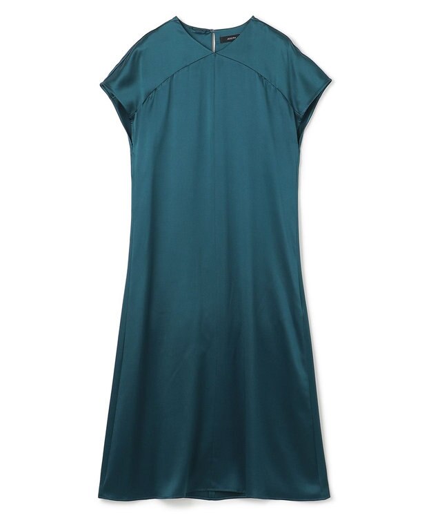 JOSEPH 【洗える】シルクサテン　ドレス Dark Teal