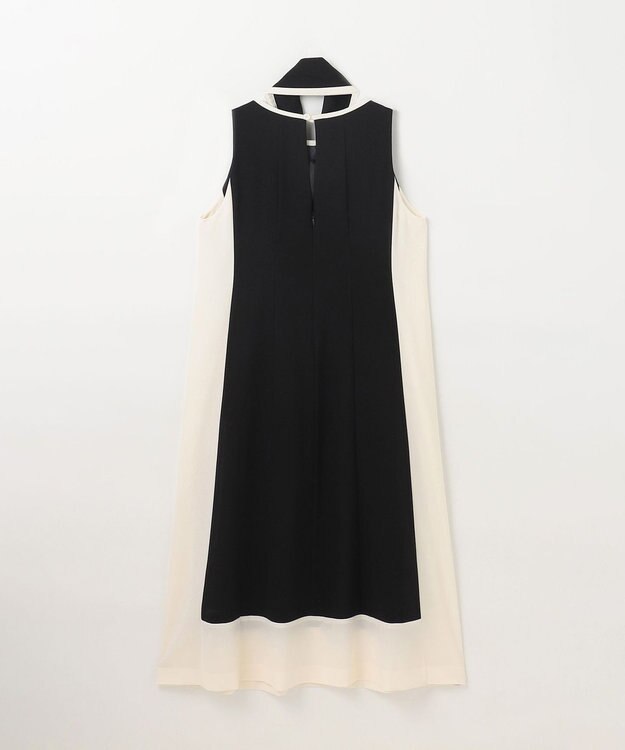 GRACE CONTINENTAL バイカラーフレームドレス ブラック