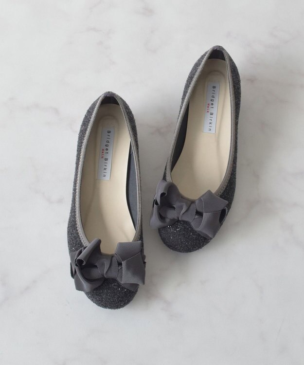 Bridget Birkin ＜3E＞【Bridget Birkin Walk】リボンウォーキングパンプス グレー雑材