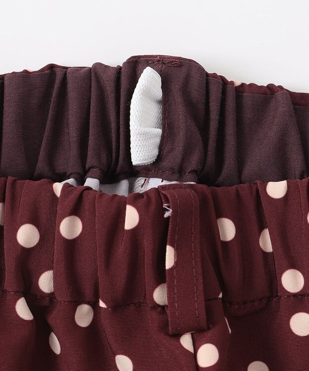組曲 KIDS 【110-140㎝】Lady Dot スカート ワインレッド系5