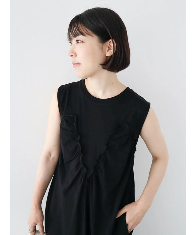 Green Parks ・ＳＵＧＡＲ　ＳＰＯＯＮ　【ＣＯＯＬ】ドッキングワンピ Black