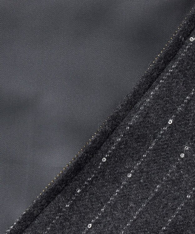 23区 S 【エステータ】ストライプシークイン ビスチェ グレー系