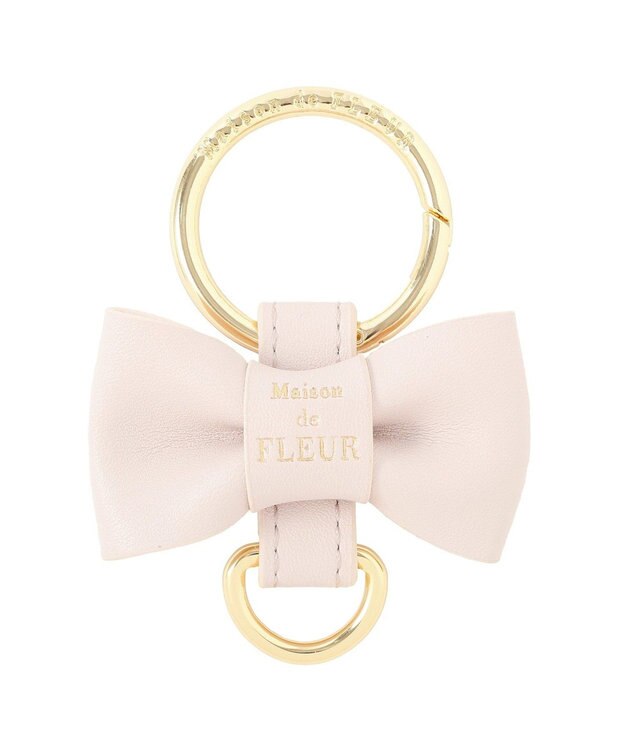 Maison de FLEUR リボンキーリング Pink