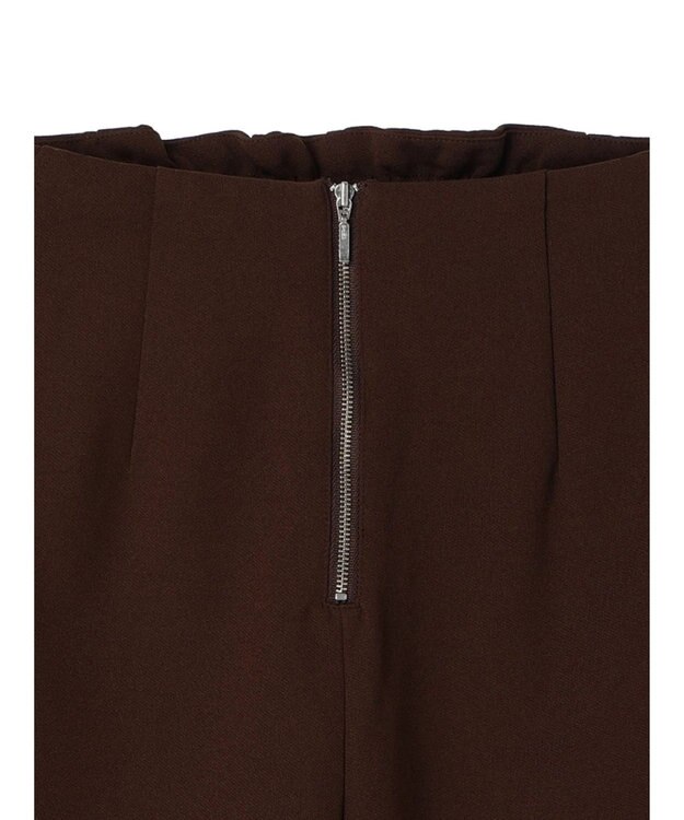 earth music&ecology フロントジップショートパンツ Chocolat