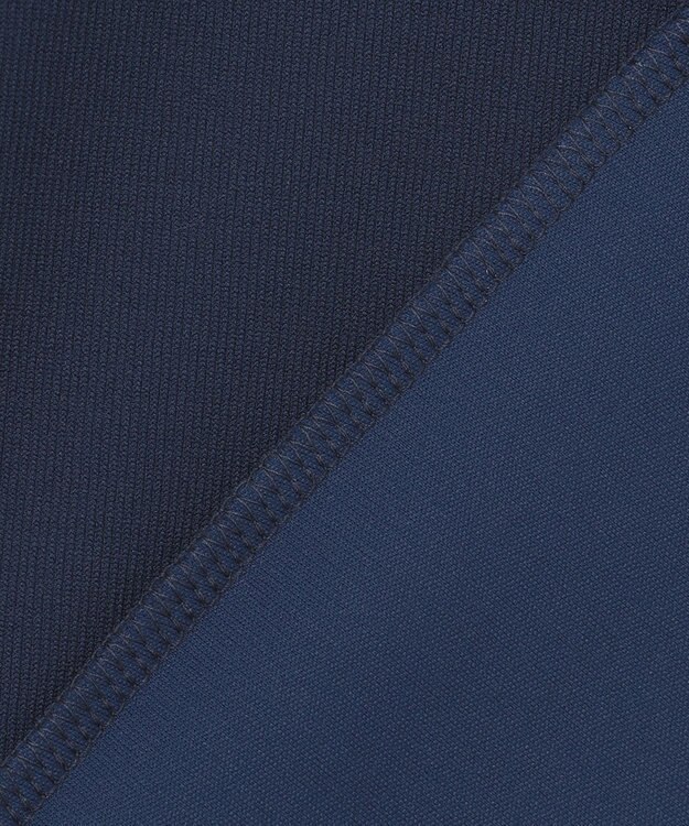 23区GOLF 【WOMEN】チュール袖 モックネックプルオーバー ネイビー系