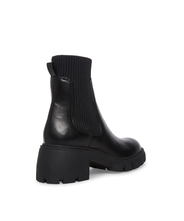 STEVE MADDEN HUTCH サイドゴアブーツ ブラック