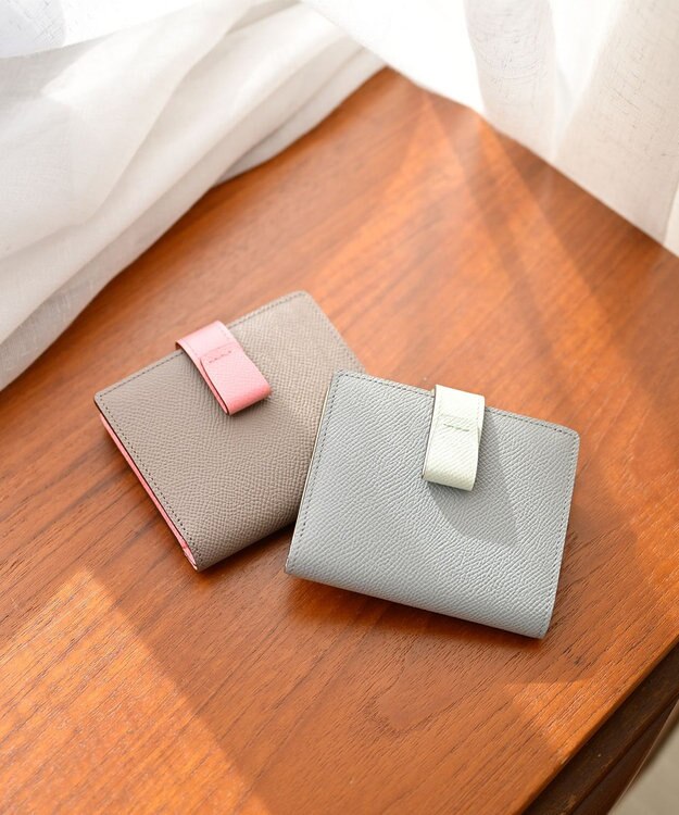 Atelier nuu 【石岡真実コラボ別注カラー】noble 二つ折れウォレット プリティウーマン×グレージュ