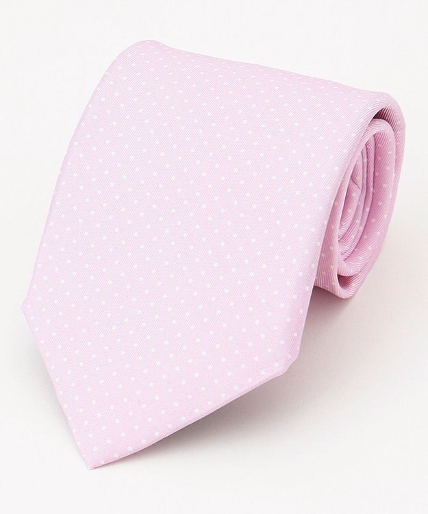 J.PRESS MEN ピンドットプリント ネクタイ ピンク系5