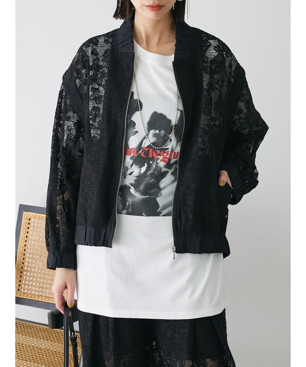 Green Parks レトロフラワーロゴ入りプリントＴシャツ Off White