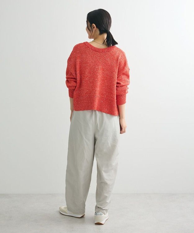 Green Parks ２ｗａｙ　スパンコールニットプルオーバー Red