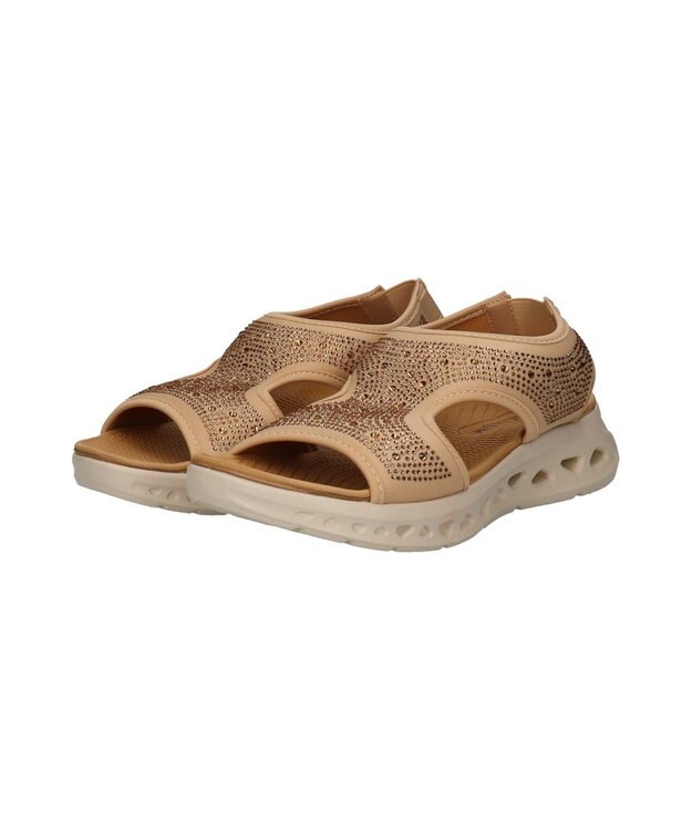 Bridget Birkin 【VINCULUM】フレックスソールビジューサンダル ベージュ