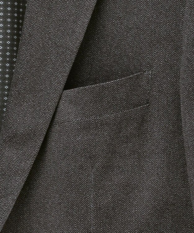 JOSEPH ABBOUD 【軽量/ストレッチ/スウェードタッチ】トリコットコーデュロイ ジャケット グレー系