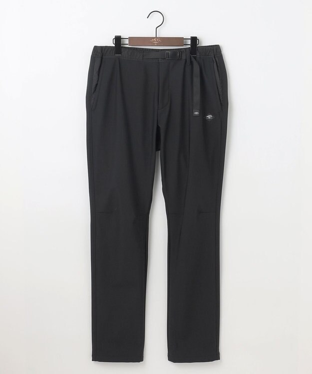 JOSEPH ABBOUD MOUNTAIN 【2WAYストレッチ/防風性/撥水性/透湿性/保温性】トリコットフリース パンツ ブラック系