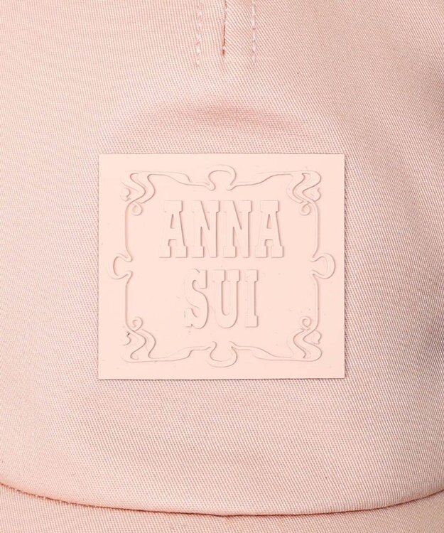 AURORA 【 ANNA SUI（アナ スイ）】マイメロディ&クロミ 刺しゅうブローチ付きキャップ ピンク