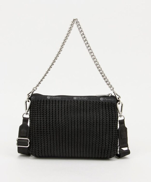 LeSportsac CHAIN CROCHET CLUTCH/ブラッククロシェ ブラッククロシェ