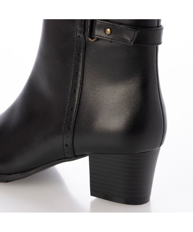 ing <ing>クラシックトラッドヒールブーツ ブラック