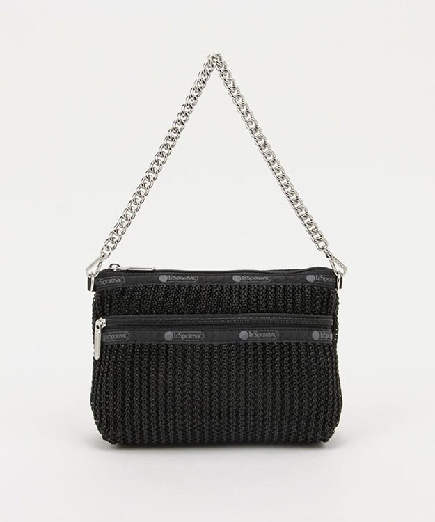 LeSportsac CHAIN CROCHET CLUTCH/ブラッククロシェ ブラッククロシェ