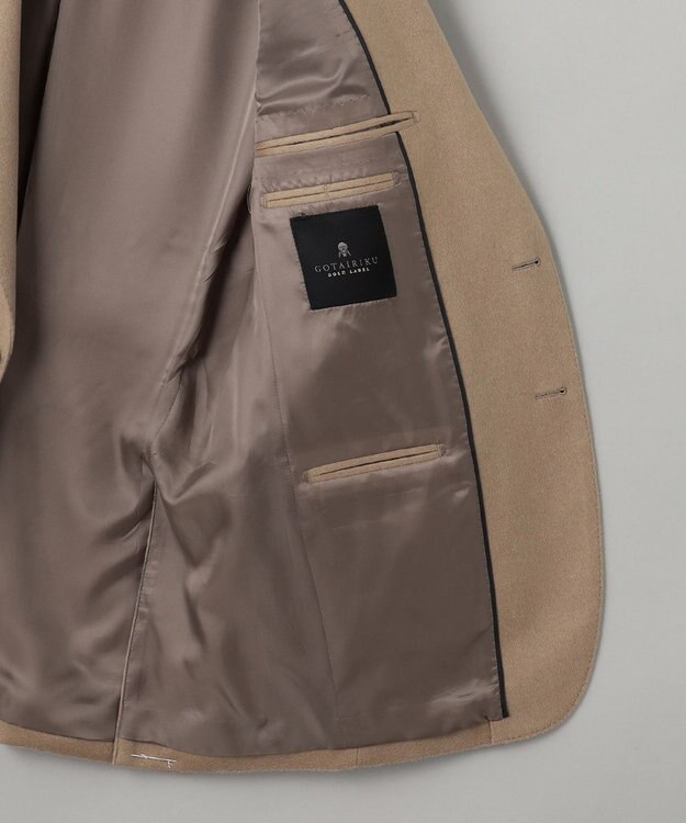 GOTAIRIKU GOLD LABEL/WEB&一部店舗限定【COLOMBO】ピュアカシミヤ ジャケット(25年モデル) ベージュ系