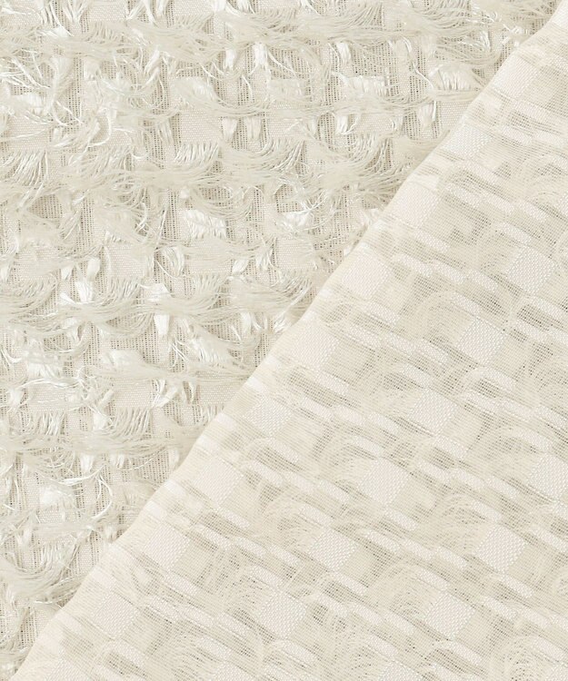 自由区 S ジャカードコンビ プルオーバー ベージュ