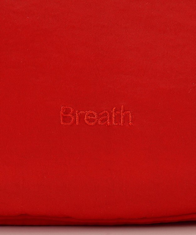 TOPKAPI 【Breath TOPKAPI】Freely フリーリー ナイロン ロゴテープ  ラウンド ショルダーバッグ オレンジ
