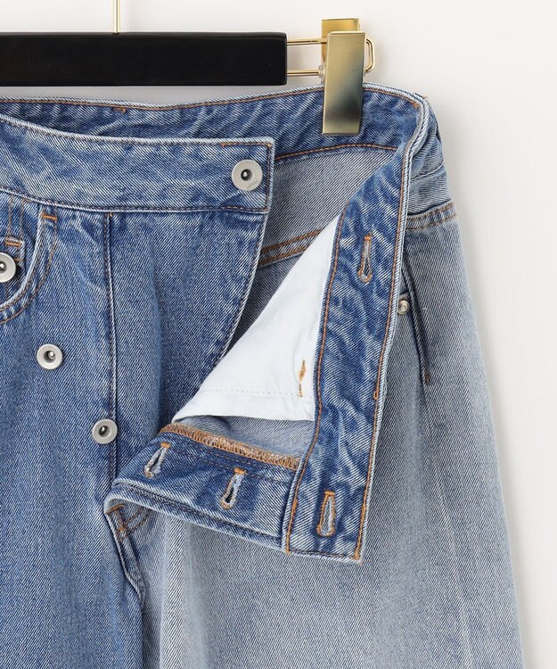 GRACE CONTINENTAL ワイドデニムパンツ バイカラー