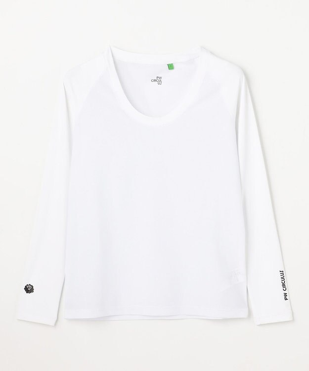 PW CIRCULUS 【WOMEN】UVメッシュコンビインナーシャツ ゴルフウェア レディース ホワイト系