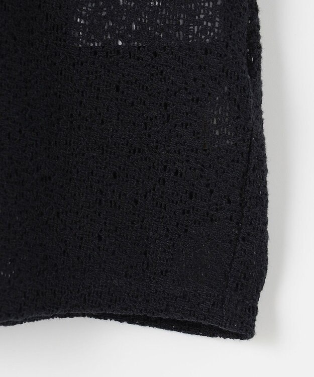 自由区 S テクスチャージャージーレーシー カットソー ネイビー