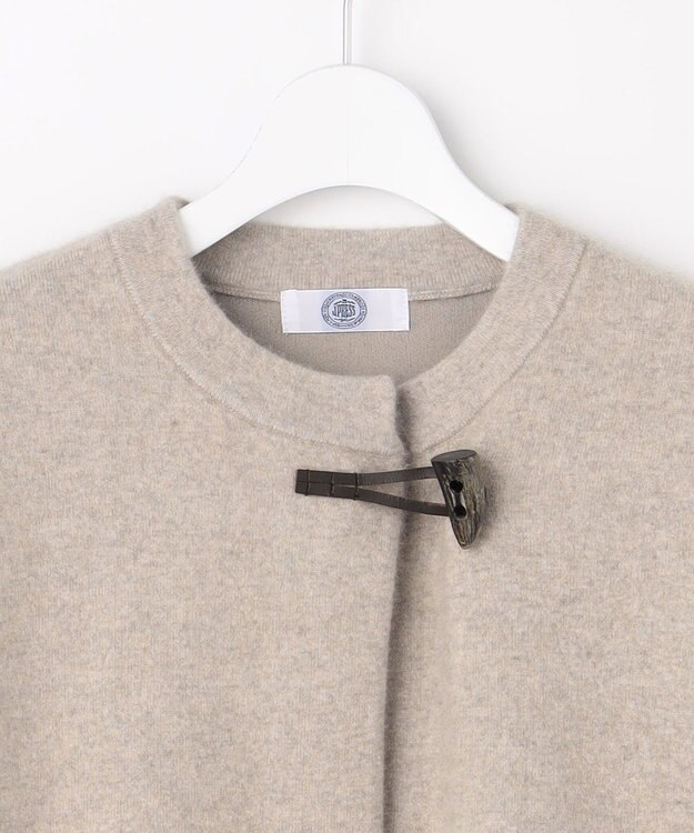 J.PRESS LADIES L RACOON カーディガン ベージュ系