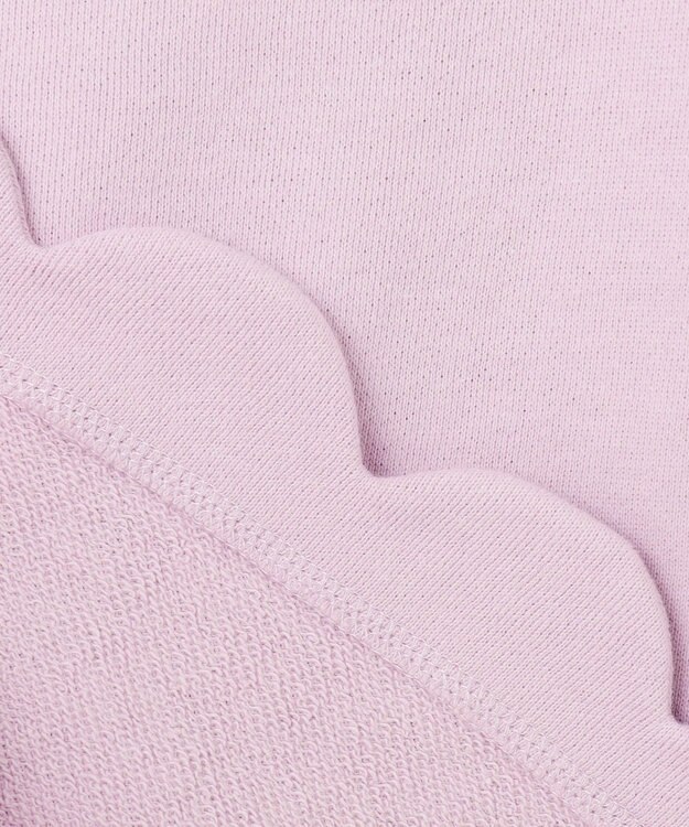 ANY KIDS 裏毛 スカラップ トレーナー ラベンダー