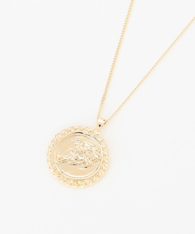 ICB ゼフィロスメダルネックレス ゴールド系