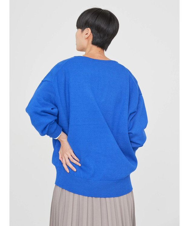 AMERICAN HOLIC バイパチスキッパーニットプルオーバー Blue