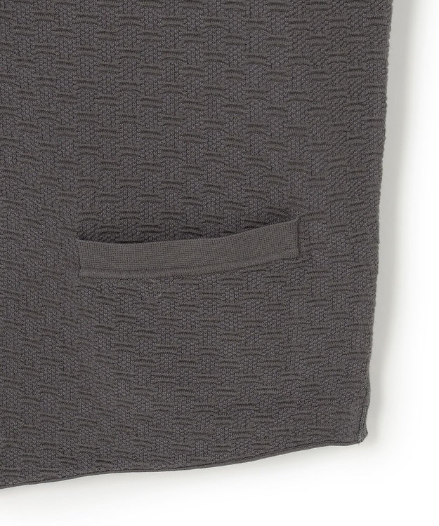 J.PRESS MEN 重ねて映える洗練レイヤード【ストレッチ / イージーケア】【FLEX YARN】ハイゲージ ニットベスト グレー系