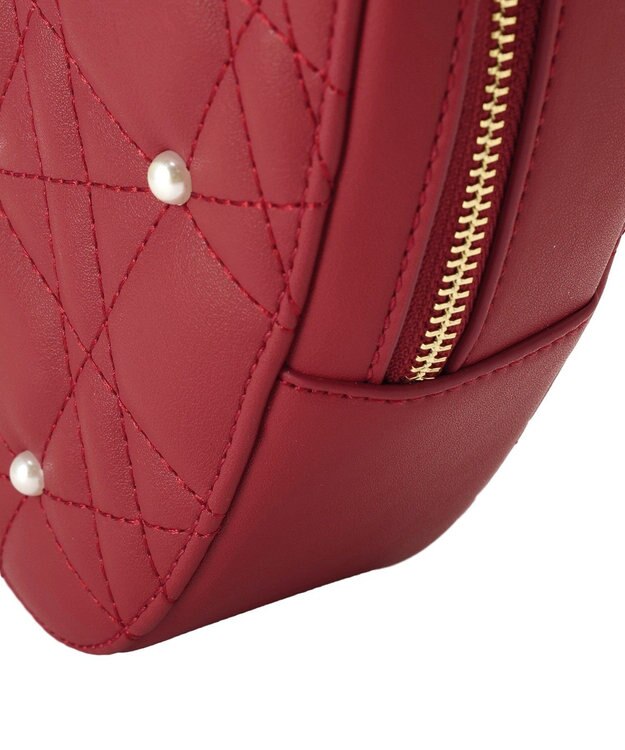 Maison de FLEUR いちごショルダーバッグ Red