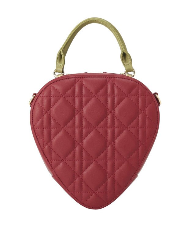 Maison de FLEUR いちごショルダーバッグ Red