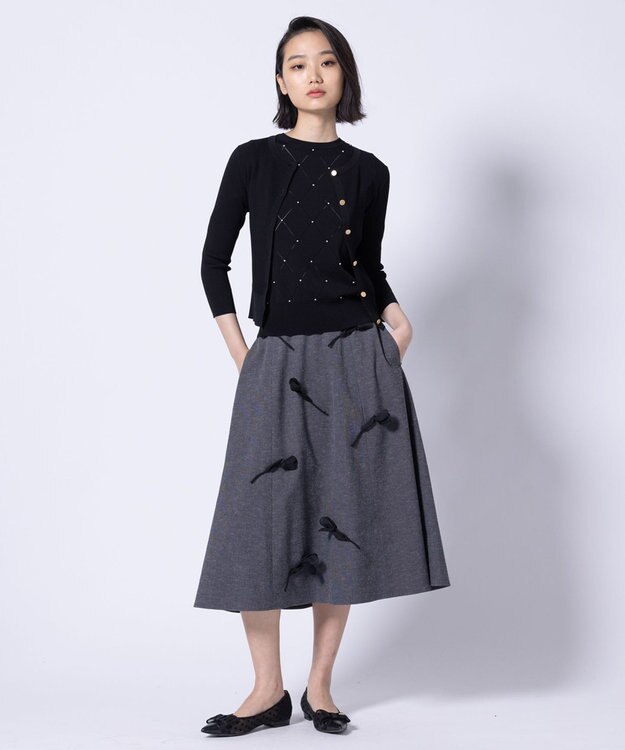 TOCCA 【洗える】SPRINGTIME KNIT ニットプルオーバー ブラック