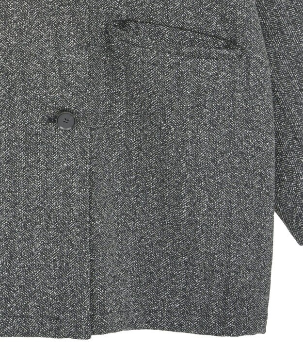 Green Parks ツイードＷオーバージャケット Black