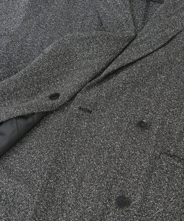 Green Parks ツイードＷオーバージャケット Black