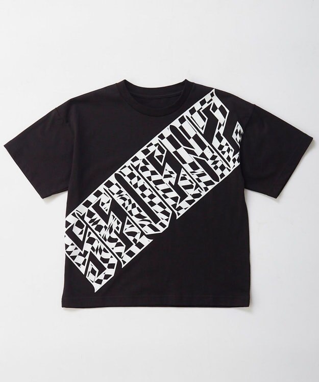 OP／FILA 【SEVEN2】デザイン半袖Tシャツ ブラック