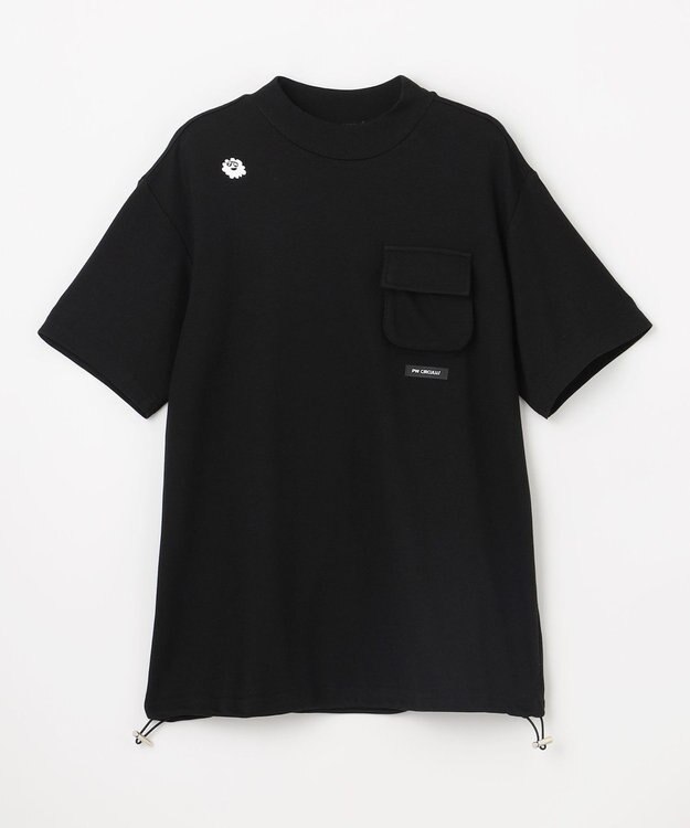 PW CIRCULUS 【WOMEN】DRY COOL MOVE モックネックT  ゴルフウェア レディース ブラック系