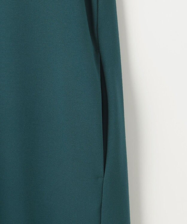 組曲 【WEB限定】バックギャザーＴワンピース ダークグリーン系