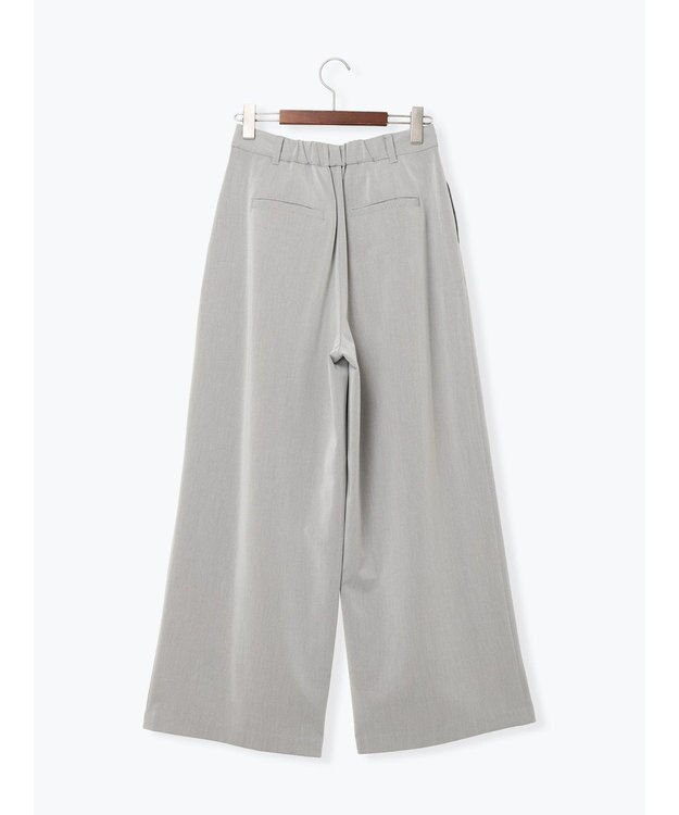 Te chichi タックワイドフルレングスパンツ グレー